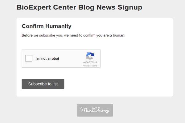 Bio Expert Center Email Signup Instructions Part Two Image