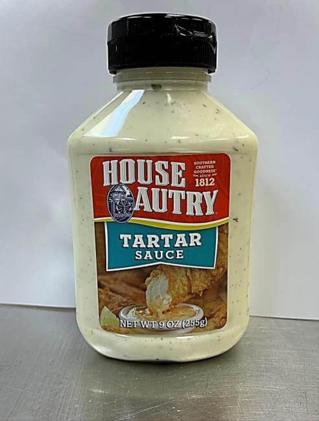 House-Autry Mills recall tartar sauce due to potential spoilage of product