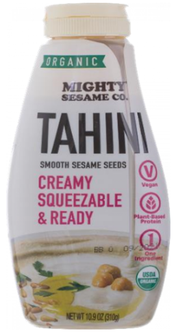 Rushdi Foods recalled Mighty Sesame Organic Tahini 10.9 oz squeeze bottle due to Salmonella
