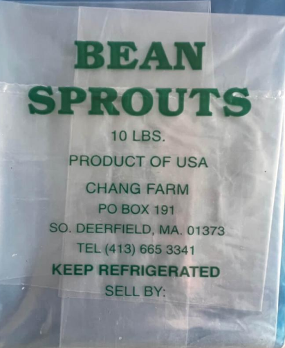 Chang Farm Recalls Mung Bean Sprouts recalled due to Listeria monocytogenes