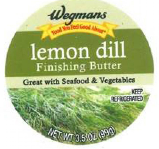 Epicurean Butter Recalls “Wegmans Lemon Dill Finishing Butter” due to Listeria monocytogenes