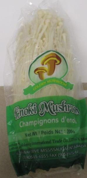 Golden Mushroom brand Enoki Mushroom recalled due to Listeria monocytogenes in Canada