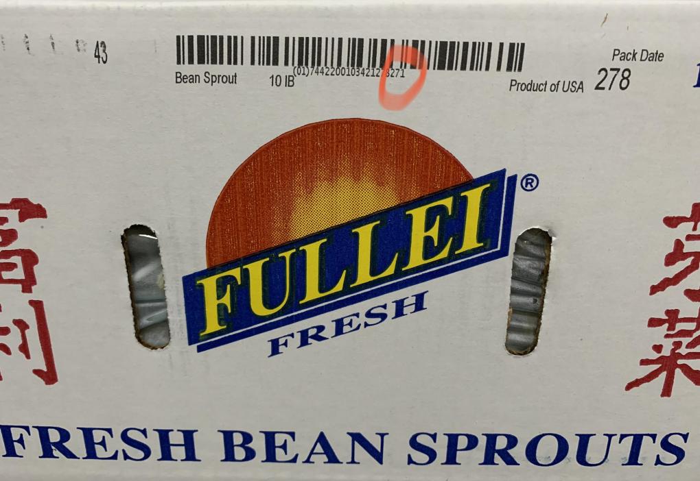 Fullei Fresh urgently recall bean and soy sprouts due to Listeria monocytogenes