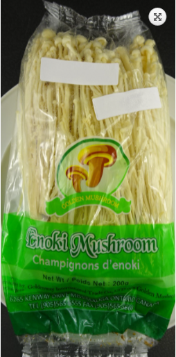 Golden Mushroom Enoki Mushroom recalled due to Listeria monocytogenes