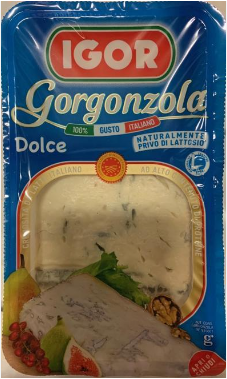 Igor Gorgonzola mild ripened blue-veined cheese recalled due to Listeria monocytogenes
