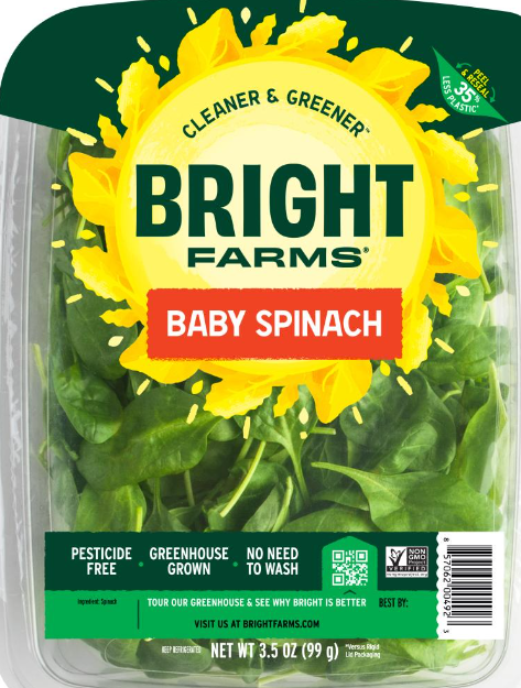 Brightfarms recalled spinach and salad kits due to Listeria monocytogenes as a result of supplier element farms’ recall