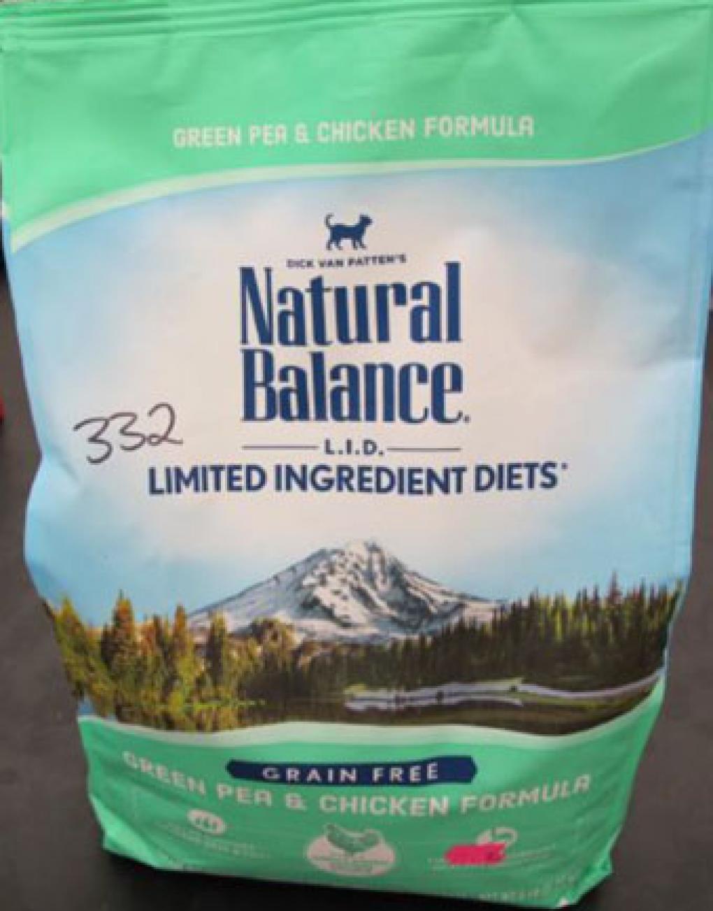 Natural Balance Pet Foods recalls LID. Green Pea & Chicken Dry Cat Formula due to Salmonella