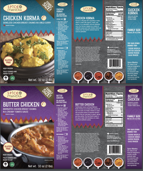 Connoisseur’s Kitchen recalled imported frozen chicken products due to Listeria Contamination