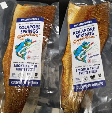 Kolapore Springs smoked trout recalled due to potential presence of Clostridium botulinum