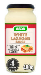 ASDA recalled white Lasagne Sauce from the British marketplace due to microbiological contamination