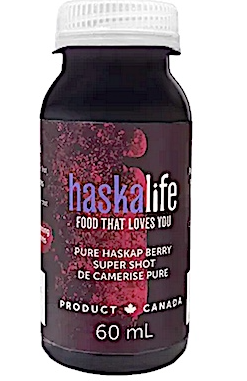 Haskalife Pure Haskap Berry Super Shots were recalled due to possible microbial spoilage