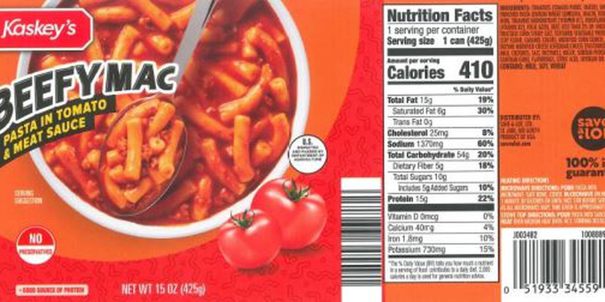 Conagra Recalled Canned Beef Products Due to Possible Processing Defect