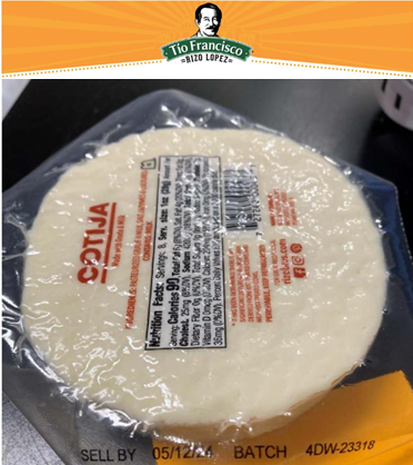 Rizo Lopez Foods, Inc. Recalls Aged Cotija Mexican Grating Cheese (8oz) Due to Listeria monocytogenes