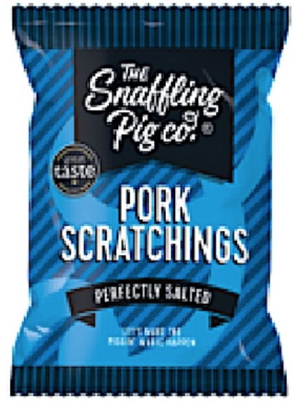 In the UK Snaffling Pig recalls Perfectly Salted Pork Scratchings due to Salmonella