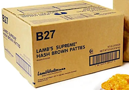 Lamb’s Supreme shredded IQF Hash Browns recalled due to Listeria monocytogenes