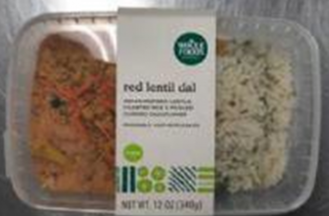 Bakkavor USA recalled from Whole Foods Market Red Lentil Dal due to Listeria monocytogenes