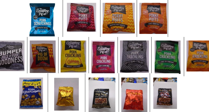 In the UK FSA announced that Freshers Foods recalls various pork snack products because of the presence of Salmonella