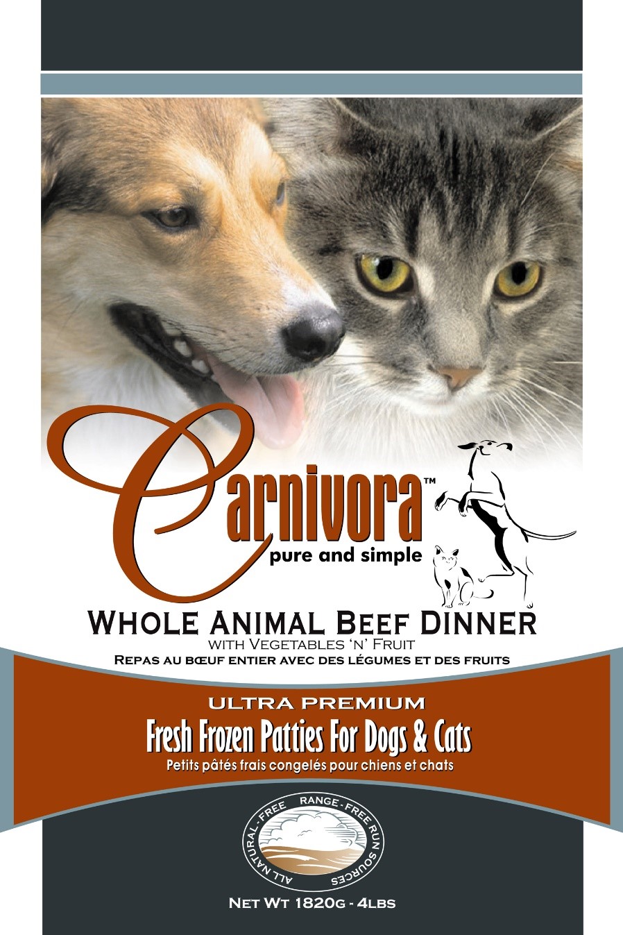 Carnivora Fresh Frozen Patties for Dogs and Cats recalled due to E.coli contamination