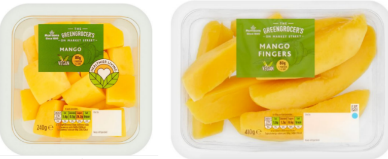 In the UK, Morrisons recalled ready-to-eat mango products due to Salmonella