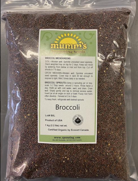 CFIA reported the recall of Mumm’s Sprouting Seeds brand Broccoli due to Salmonella