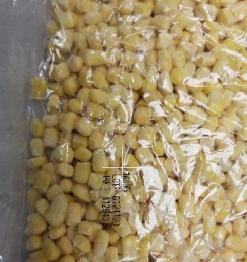 Alasko Individually Quick Frozen whole kernel corn recalled from the Canadian market due to Salmonella
