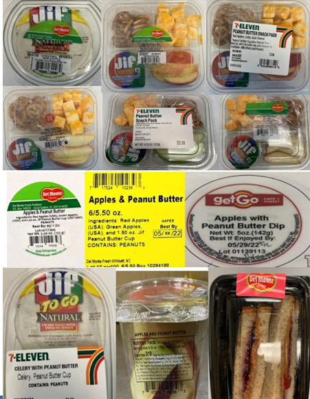 More recall due to Jif recall: Fresh Del Monte recalls select Ready-To-Eat Products Due to Salmonella Contamination