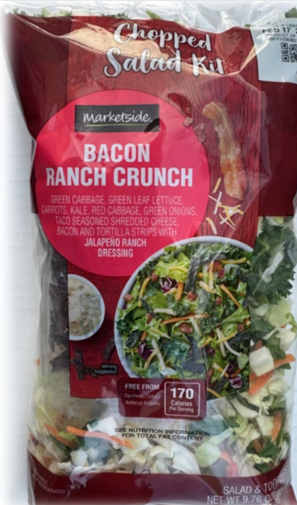 Braga Fresh recalled Bacon Ranch Crunch Chopped Salad Kit due to potential contamination from Rizo Lopez Foods