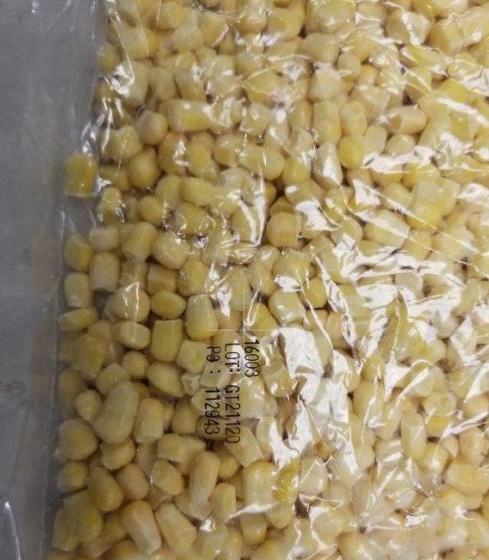 Fraser Valley Meats Whole Kernel Corn (frozen) recalled due to Salmonella