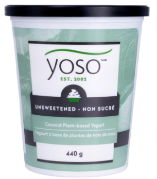 Yoso unsweetened coconut plant-based yogurt recalled in Canada due to mold