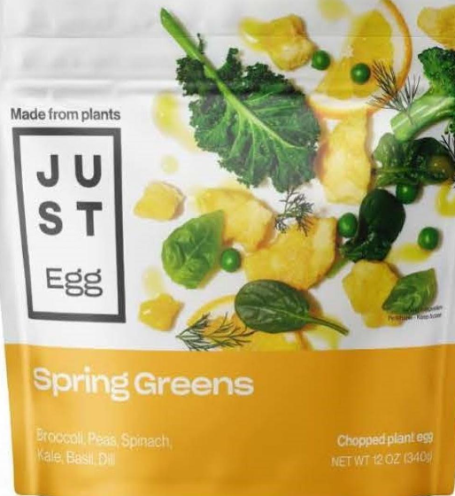 Eat Just recalls Just Egg Chopped Spring Greens due to Listeria monocytogenes