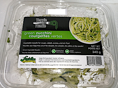 Veggie Foodle Green Zucchini Whole Vegetable Noodles recalled due to Listeria monocytogenes