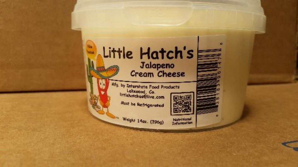 Interstate Food Products recalled Little Hatches Jalapeno Cream Cheese due to Listeria monocytogenes