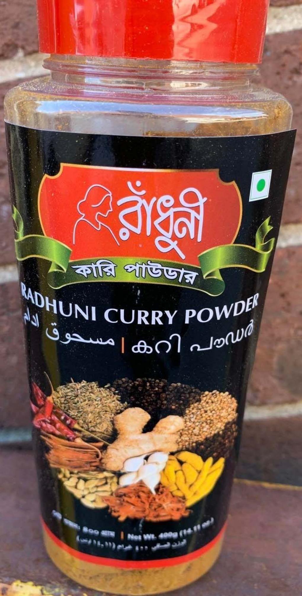 New Hoque and Sons, Inc. recalled Radhuni curry powder due to Salmonella