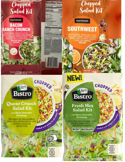 Ready Pac Foods recalls four salad kits due to Listeria Monocytogenes