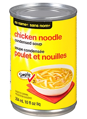 In Canada, various Chicken Soup Products were recalled due to swollen containers